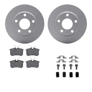 R1 Concepts WDUH1-73091 Carbon Series Brake Rotors W/ 5000 Oep Brake Pads & Hdw